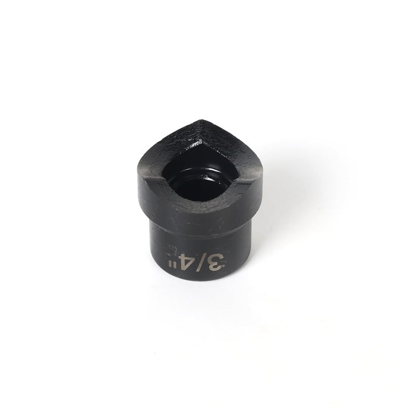 ZUVER 3/4" (27.5mm) Conduit Punch and Die Black Oxide Finish, Work with KO Tools Hydraulic Knockout Driver 7/16"-20UN Thread - Image 3